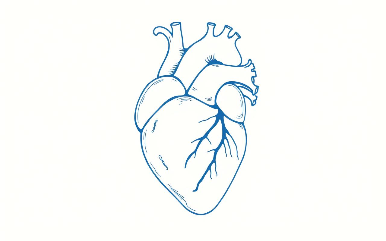 Illustrazione anatomica del cuore